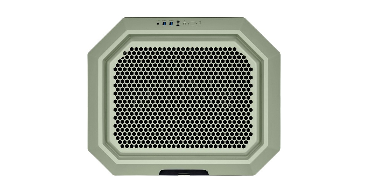 Thermaltake The Tower 300, Tower-Gehäuse(hellgrün, Tempered Glass)