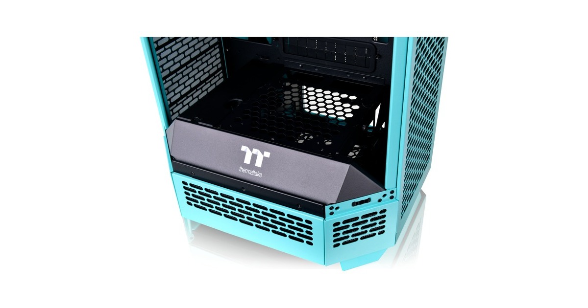 Thermaltake The Tower 300 , Tower-Gehäuse(türkis, Tempered Glass)