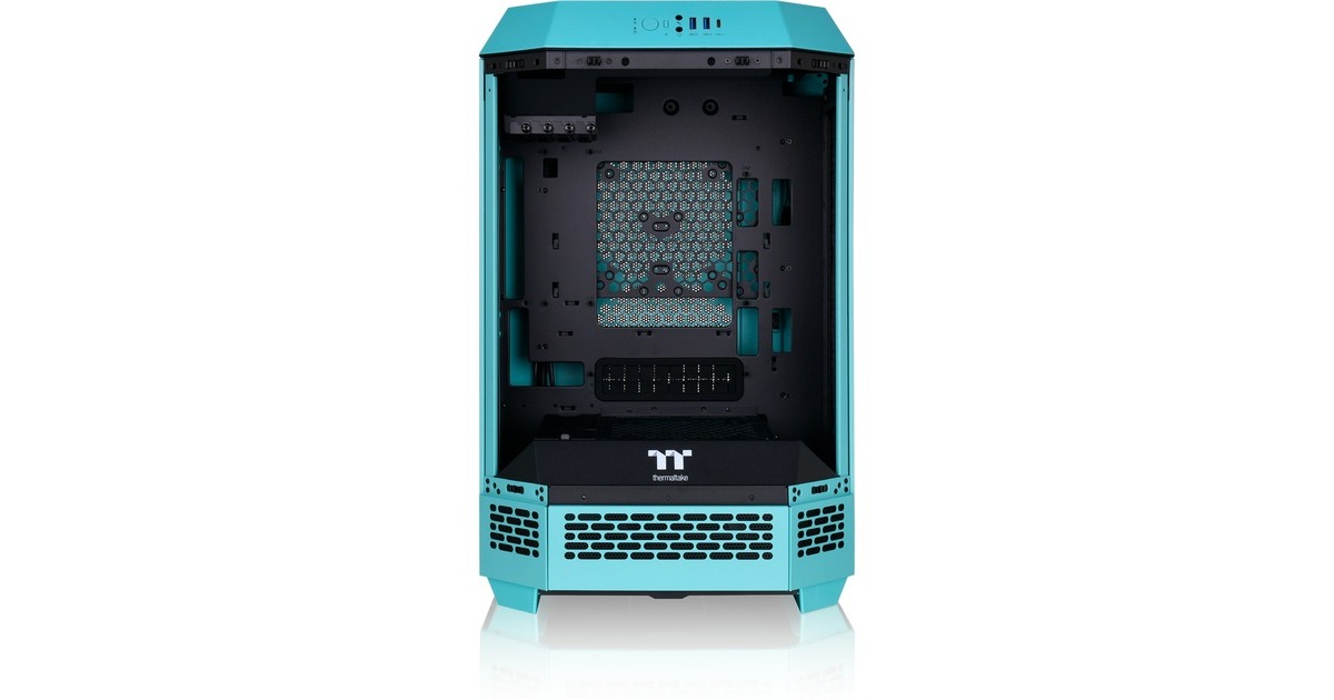 Thermaltake The Tower 300 , Tower-Gehäuse(türkis, Tempered Glass)