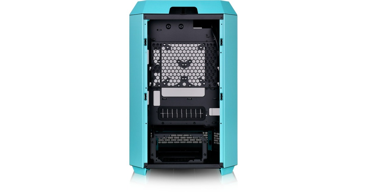 Thermaltake The Tower 300 , Tower-Gehäuse(türkis, Tempered Glass)