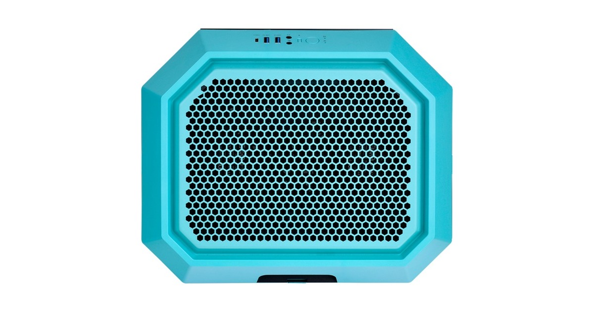 Thermaltake The Tower 300 , Tower-Gehäuse(türkis, Tempered Glass)