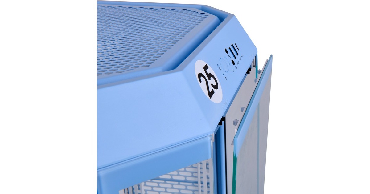 Thermaltake The Tower 300 , Tower-Gehäuse(hellblau, Tempered Glass)