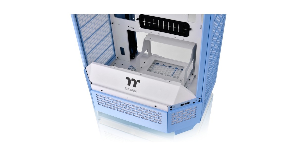 Thermaltake The Tower 300 , Tower-Gehäuse(hellblau, Tempered Glass)