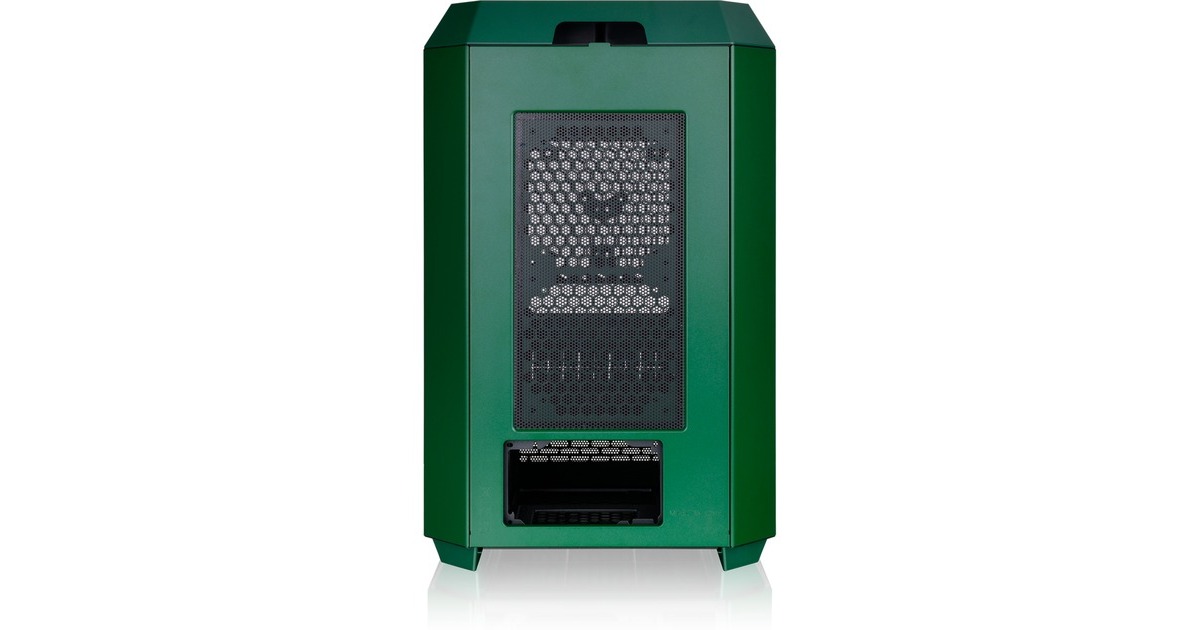 Thermaltake The Tower 300 , Tower-Gehäuse(dunkelgrün, Tempered Glass)