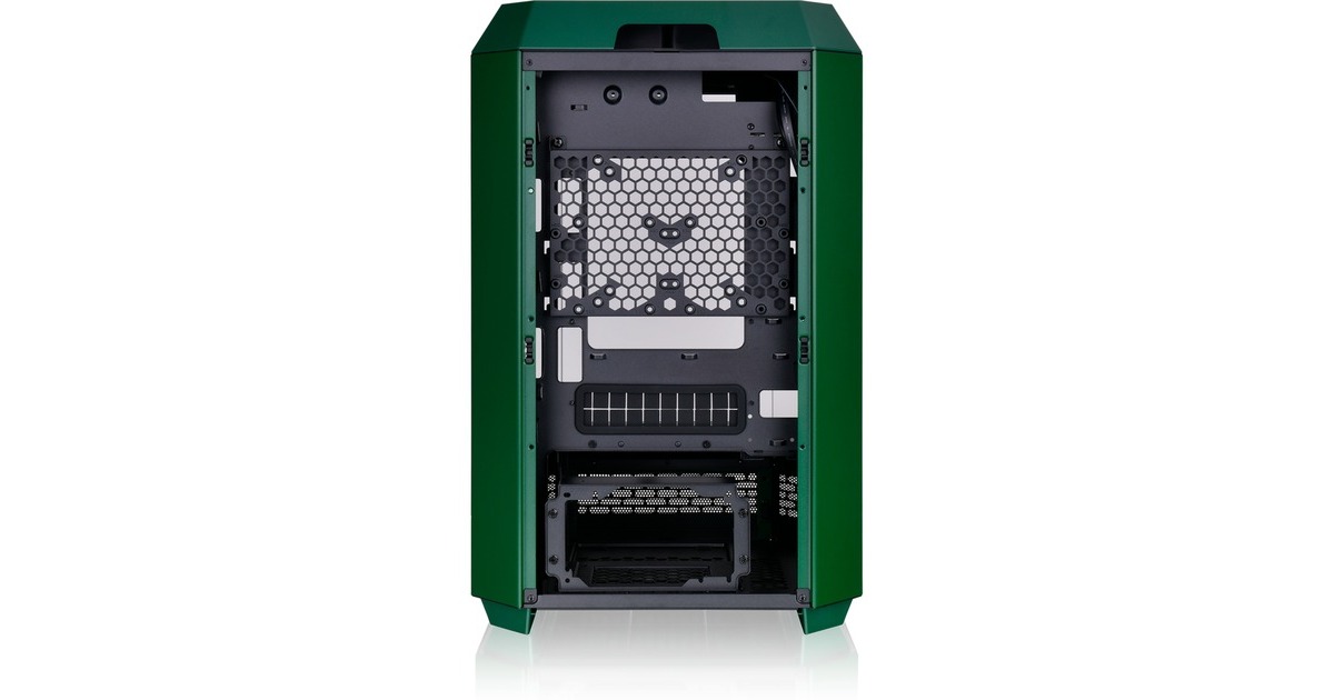 Thermaltake The Tower 300 , Tower-Gehäuse(dunkelgrün, Tempered Glass)