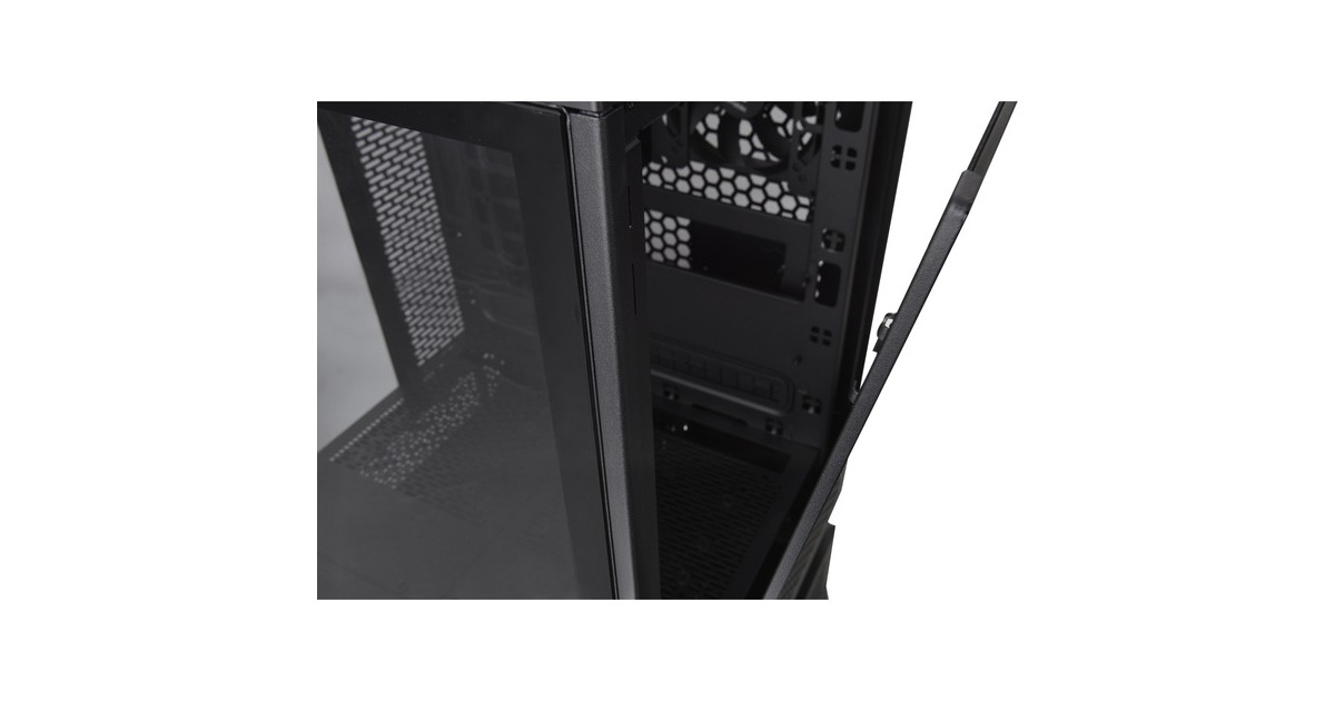 Thermaltake The Tower 500 Black, Tower-Gehäuse(schwarz, Tempered Glass)
