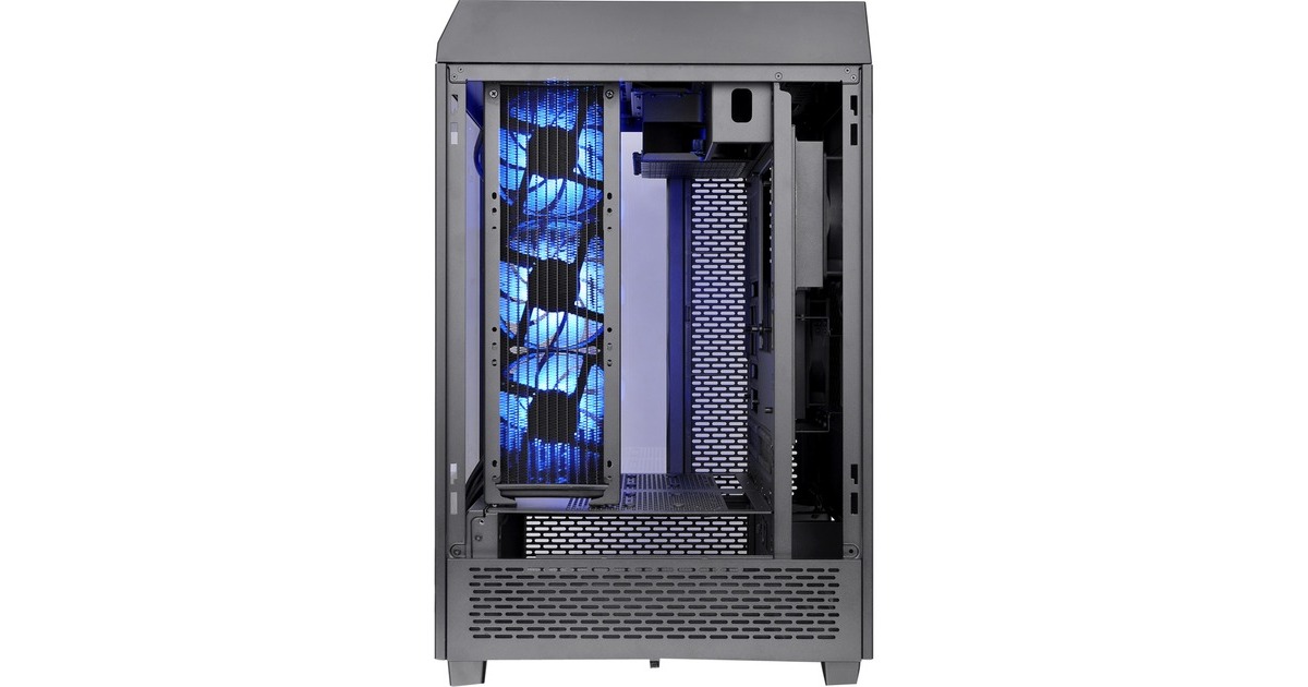Thermaltake The Tower 500 Black, Tower-Gehäuse(schwarz, Tempered Glass)