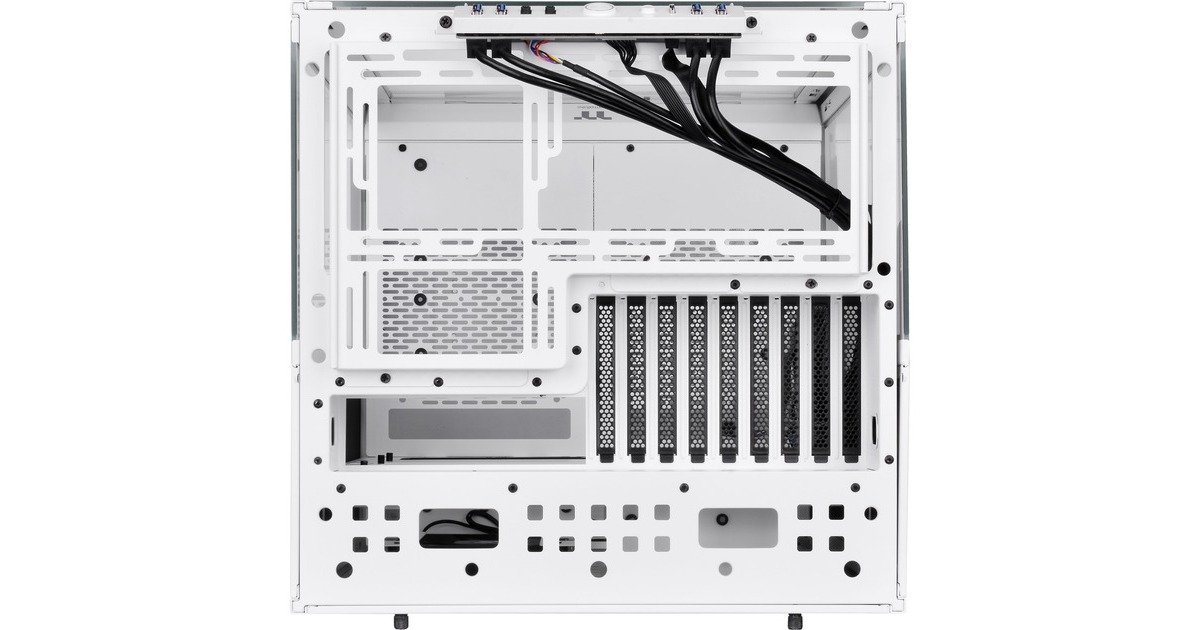 Thermaltake The Tower 500 Snow White, Tower-Gehäuse(weiß, Tempered Glass)