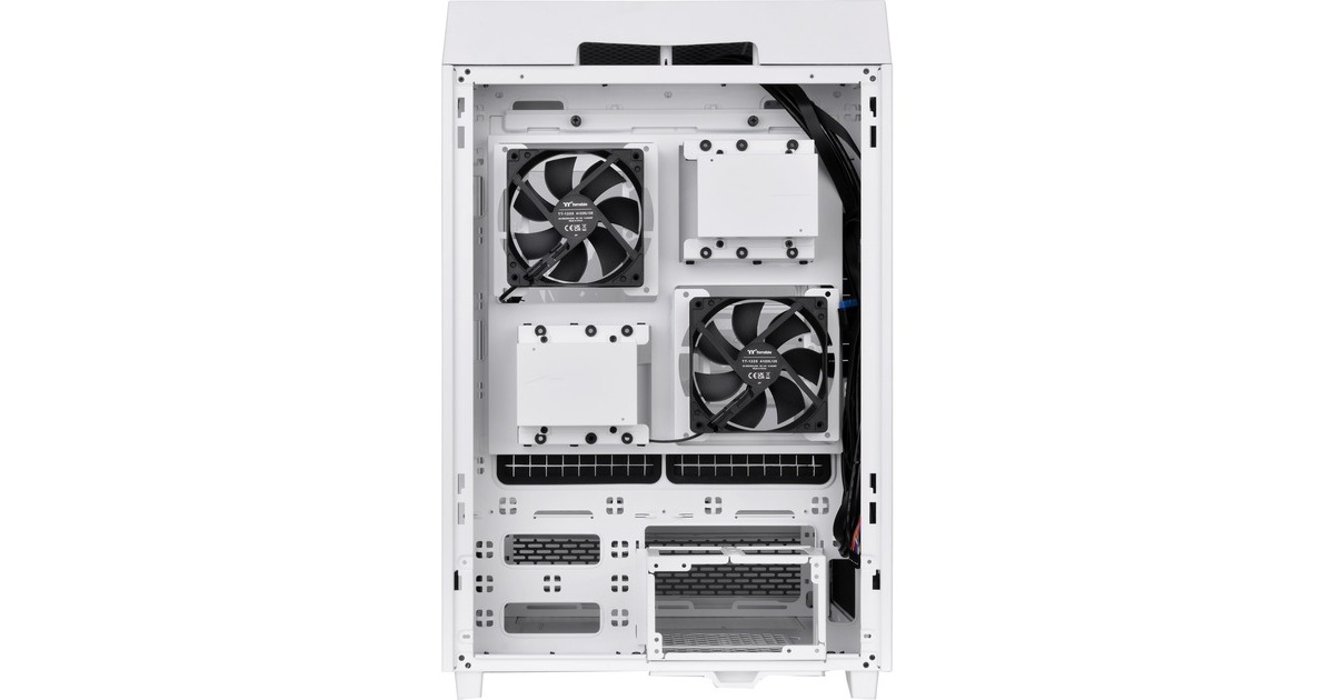 Thermaltake The Tower 500 Snow White, Tower-Gehäuse(weiß, Tempered Glass)