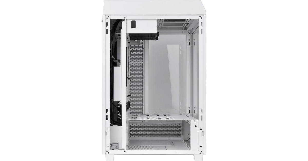 Thermaltake The Tower 500 Snow White, Tower-Gehäuse(weiß, Tempered Glass)
