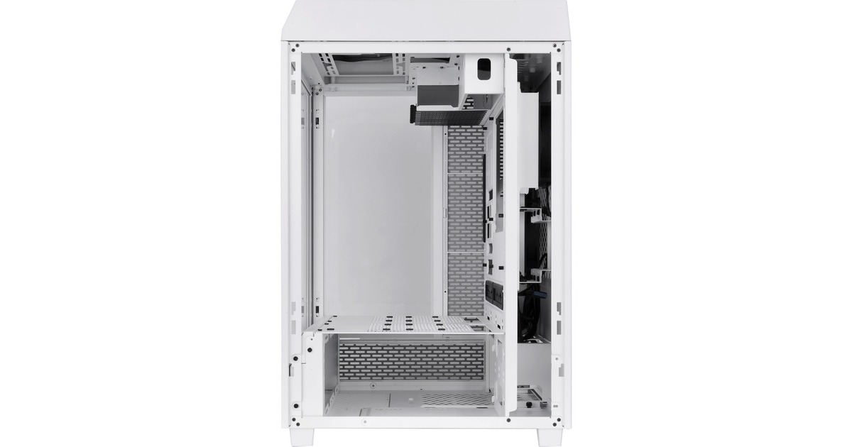 Thermaltake The Tower 500 Snow White, Tower-Gehäuse(weiß, Tempered Glass)