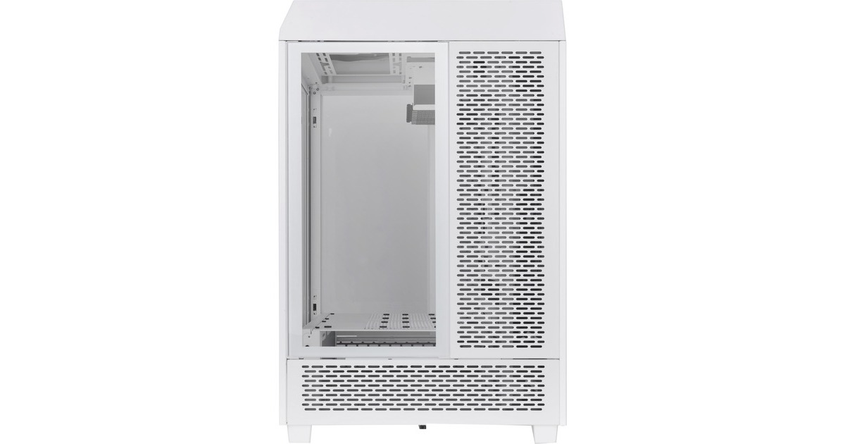 Thermaltake The Tower 500 Snow White, Tower-Gehäuse(weiß, Tempered Glass)