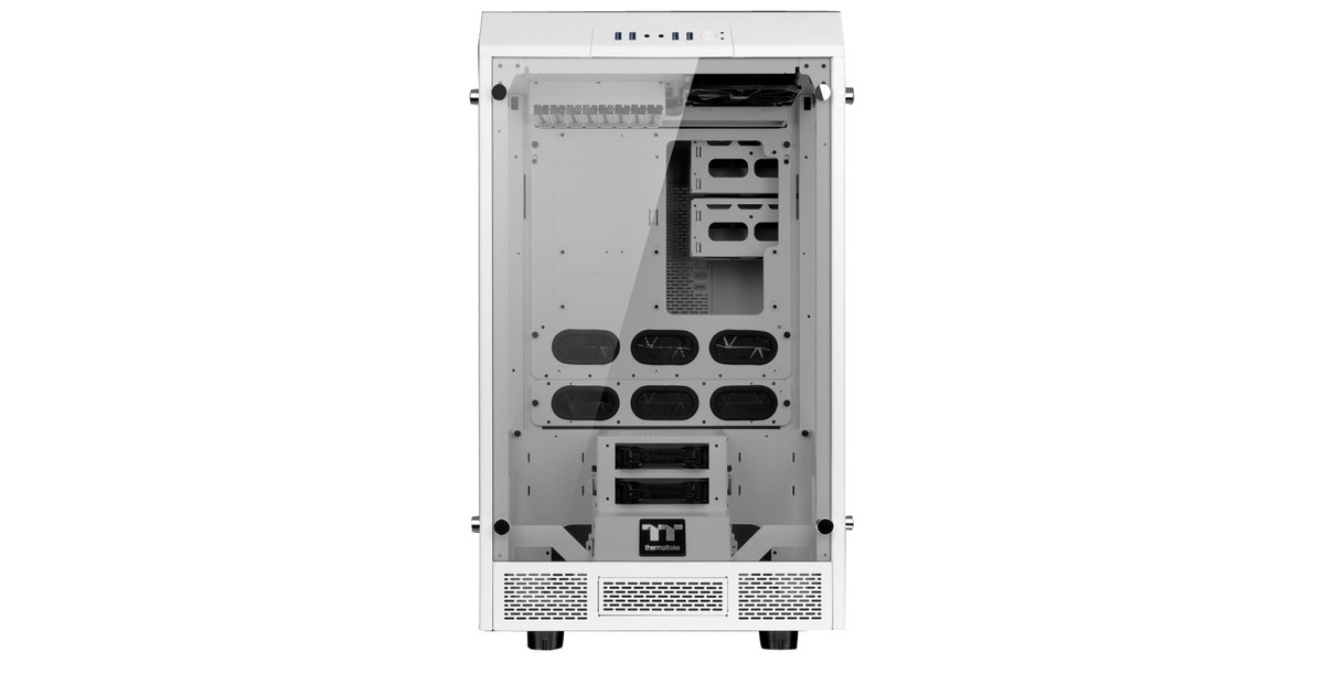Thermaltake The Tower 900 Snow Edition, Big-Tower-Gehäuse(weiß, Window-Kit)