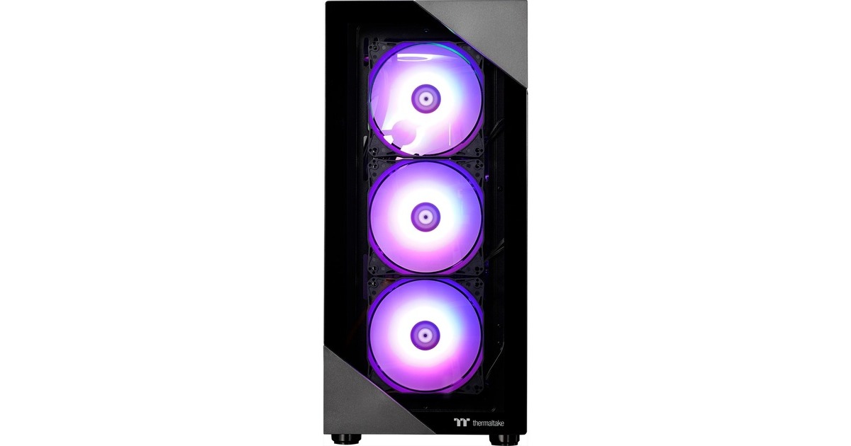 Thermaltake Toughline Liquid V200i Black, Gaming-PC(schwarz/transparent, Windows 11 Home 64-Bit)