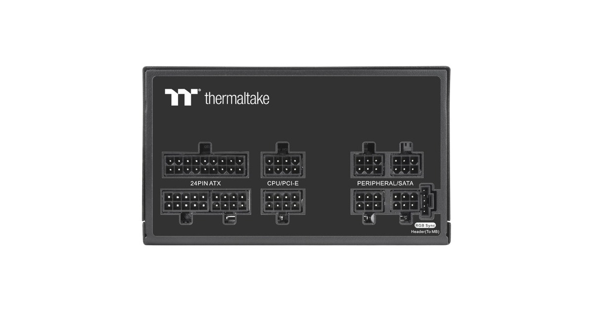 Thermaltake Toughpower GF1 ARGB 650W, PC-Netzteil(schwarz, 4x PCIe, Kabel-Management, 650 Watt)