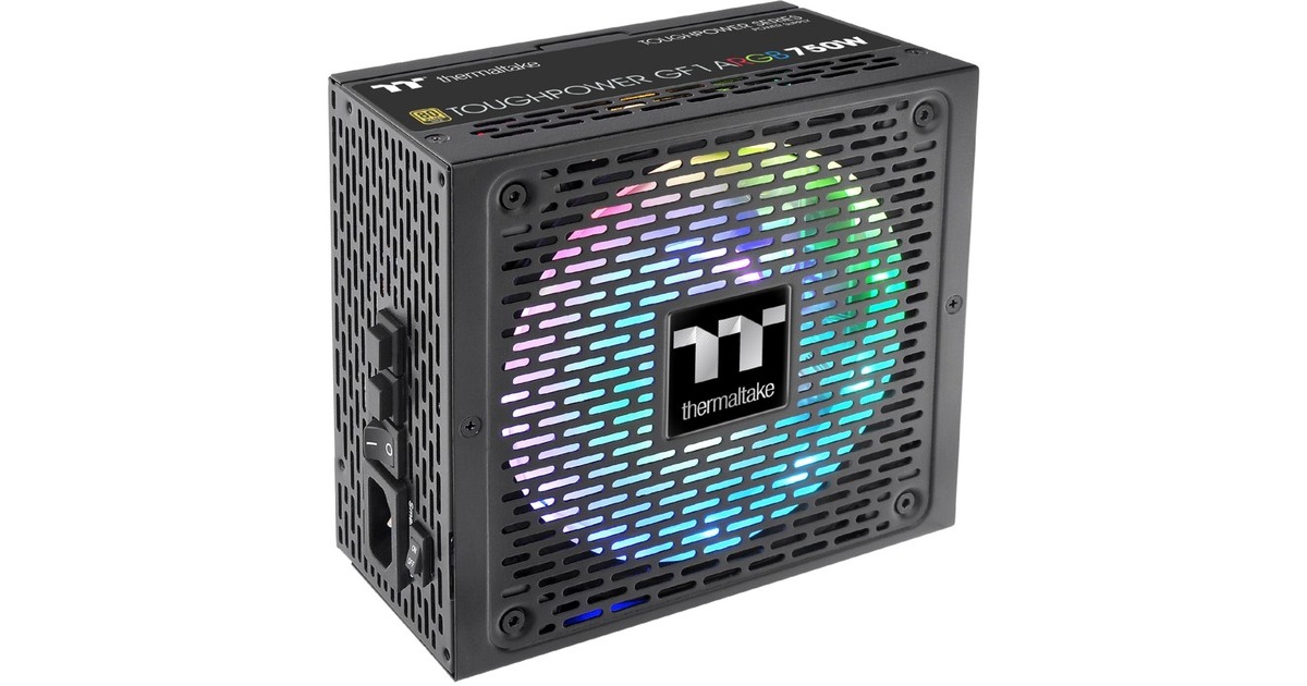 Thermaltake Toughpower GF1 ARGB 750W, PC-Netzteil(schwarz, 4x PCIe, Kabel-Management, 750 Watt)