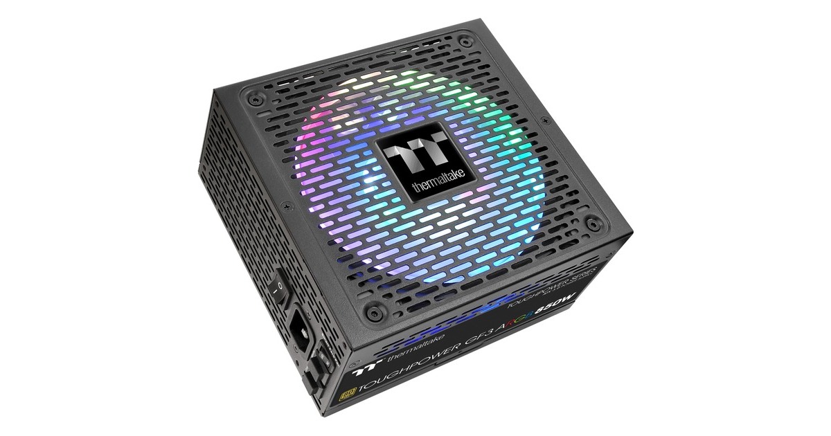 Thermaltake Toughpower GF3 ARGB 850W Gold, PC-Netzteil(schwarz, 5x PCIe, Kabel-Management, 850 Watt)