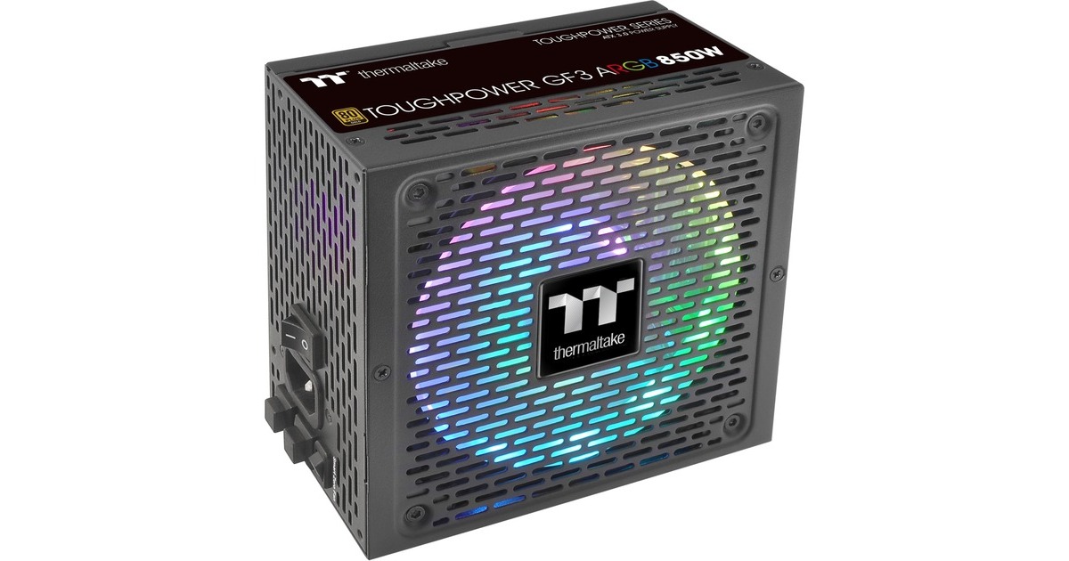 Thermaltake Toughpower GF3 ARGB 850W Gold, PC-Netzteil(schwarz, 5x PCIe, Kabel-Management, 850 Watt)
