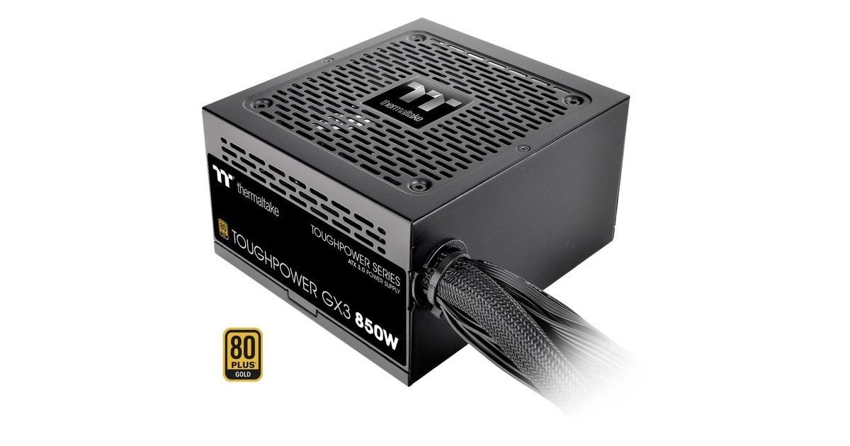 Thermaltake Toughpower GX3 850W, PC-Netzteil(schwarz, 5x PCIe, Kabel-Management, 850 Watt)