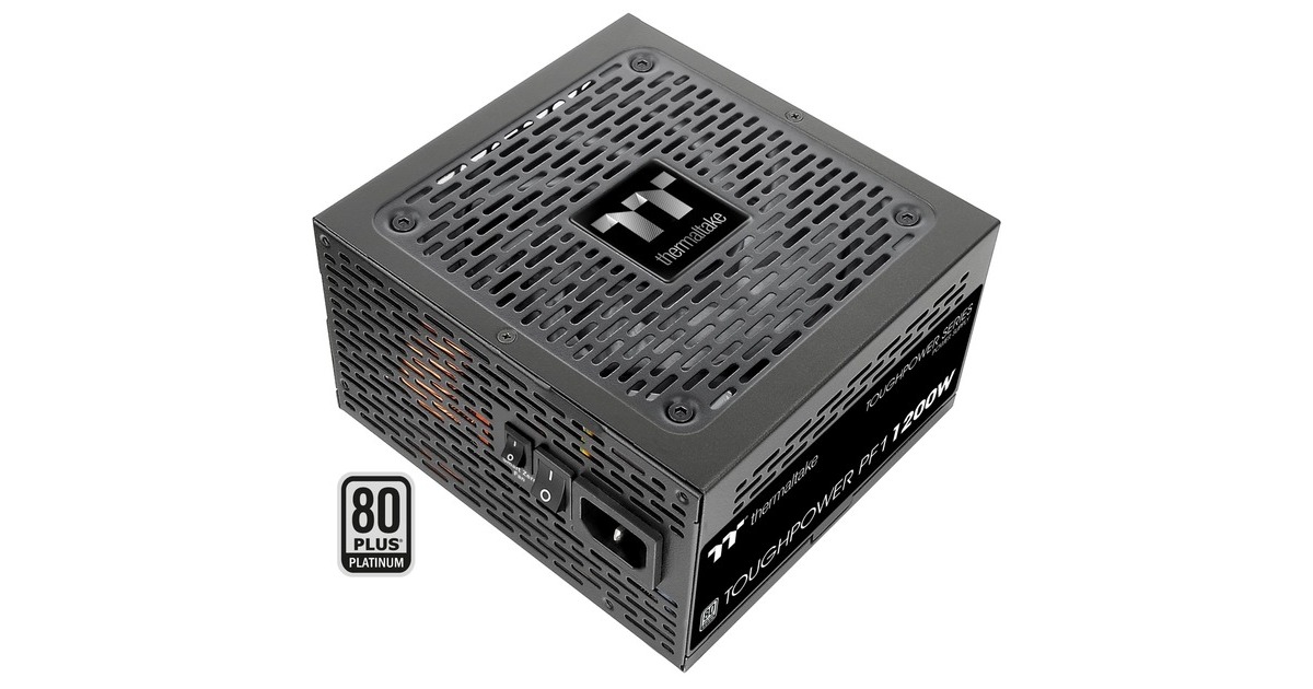 Thermaltake Toughpower PF1 1200W, PC-Netzteil(schwarz, 8x PCIe, Kabel-Management, 1200 Watt)