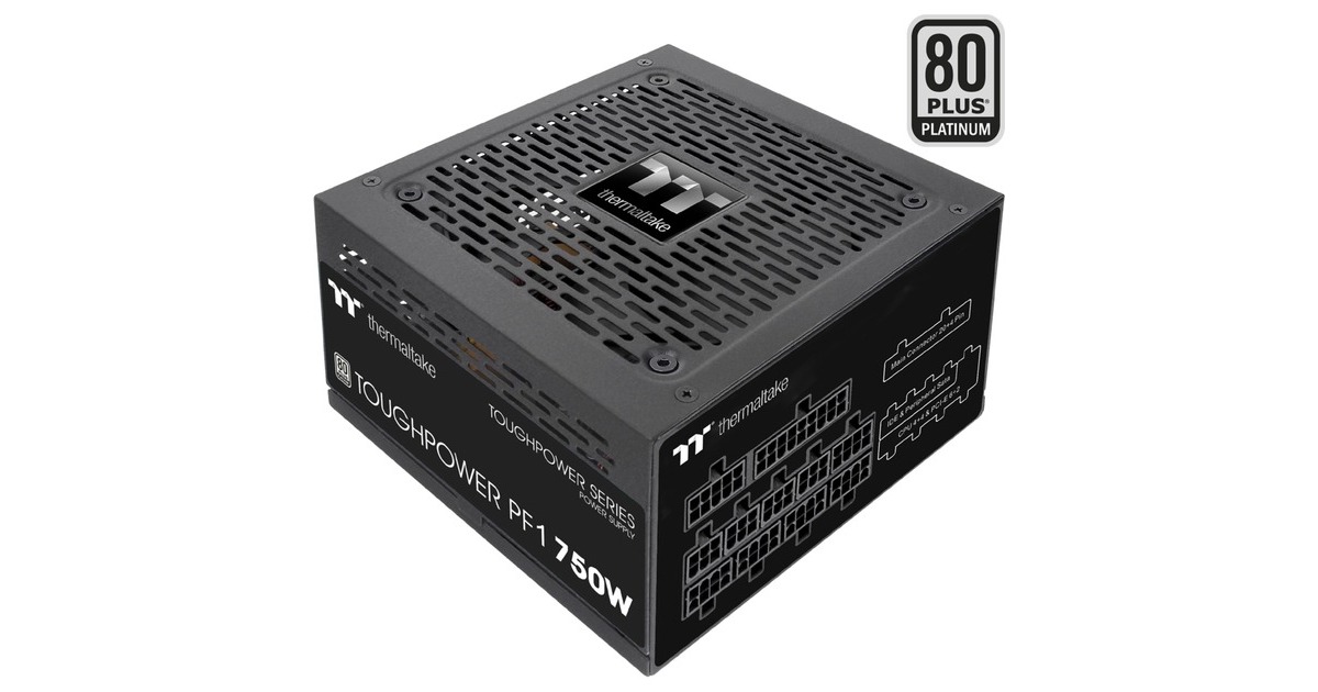 Thermaltake Toughpower PF1 750W, PC-Netzteil(schwarz, 4x PCIe, Kabel-Management, 750 Watt)