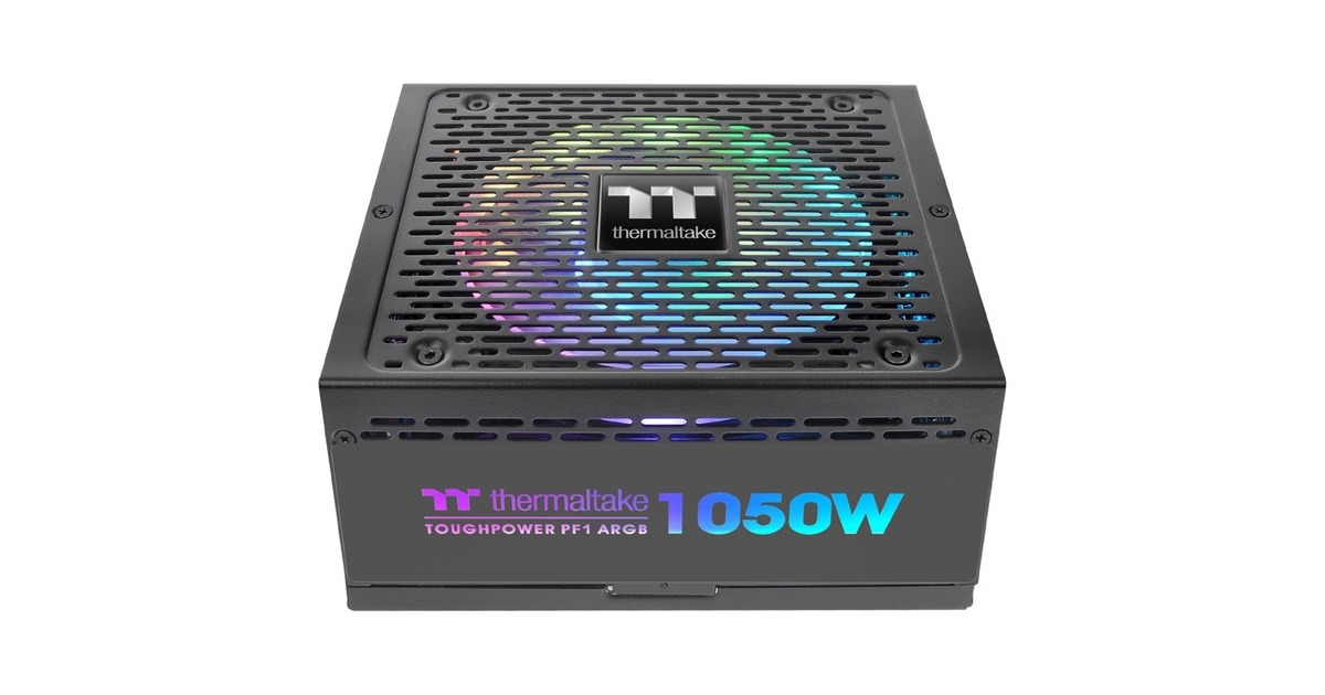 Thermaltake Toughpower PF1 ARGB 1050W, PC-Netzteil(schwarz, 8x PCIe, Kabel-Management, 1050 Watt)