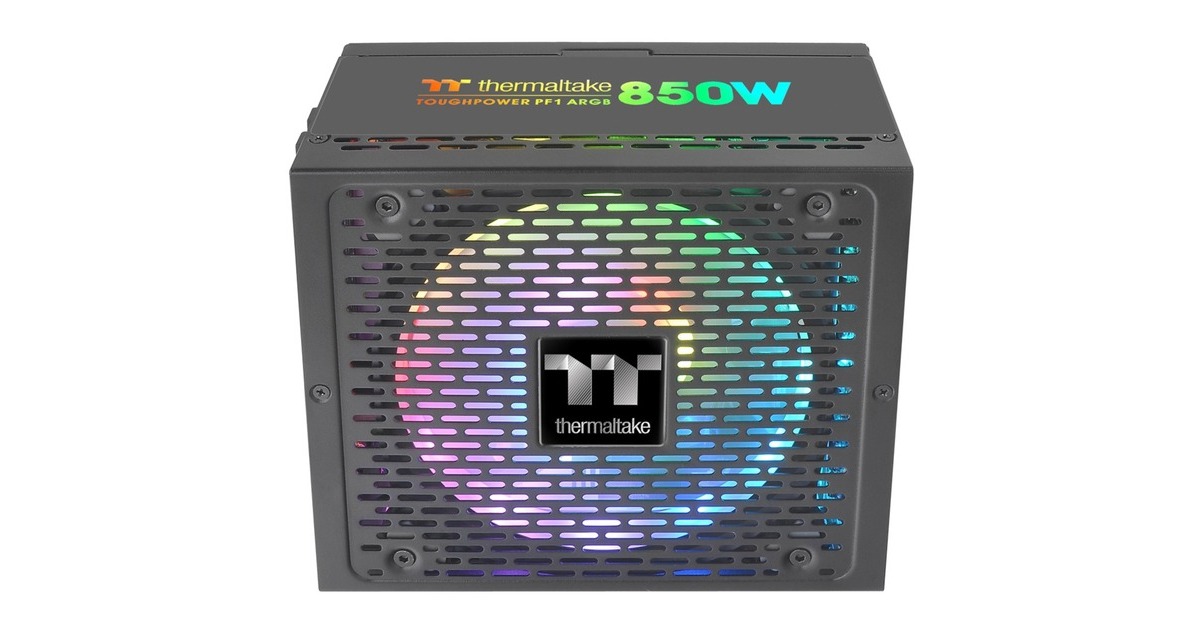 Thermaltake Toughpower PF1 ARGB 850W, PC-Netzteil(schwarz, 6x PCIe, Kabel-Management, 850 Watt)