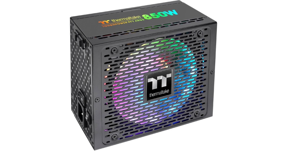 Thermaltake Toughpower PF1 ARGB 850W, PC-Netzteil(schwarz, 6x PCIe, Kabel-Management, 850 Watt)