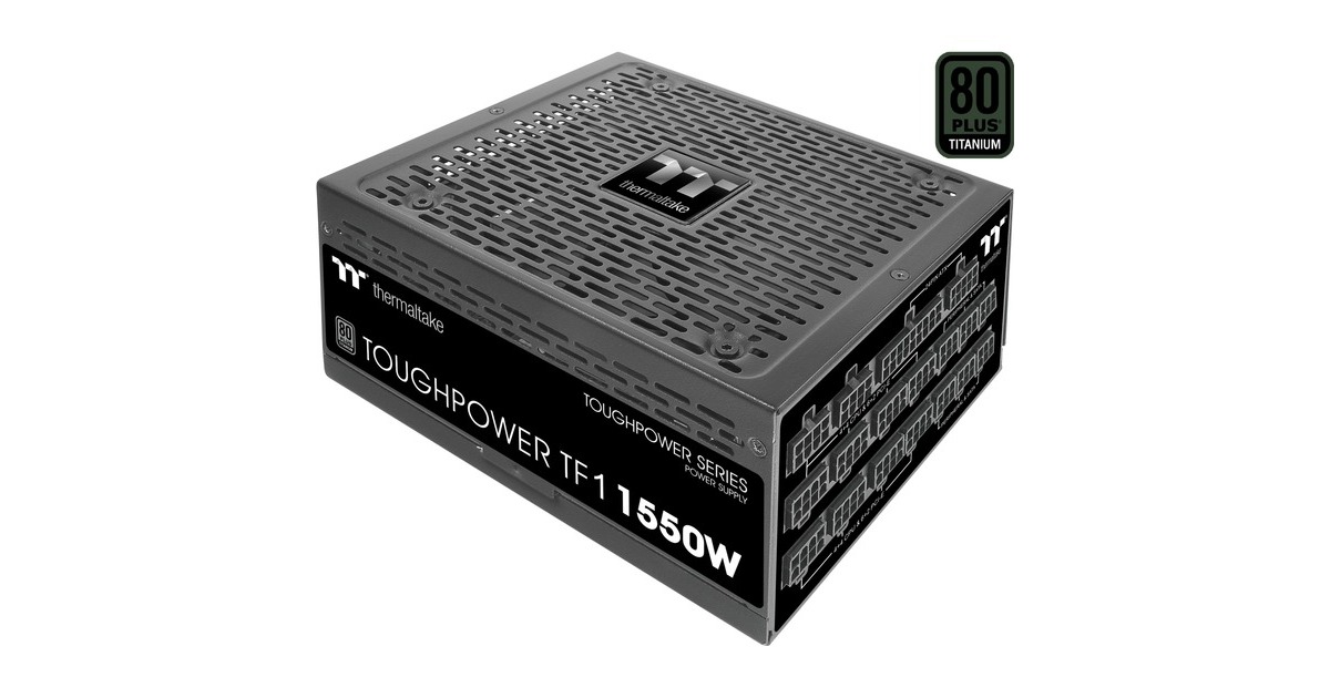 Thermaltake Toughpower TF1 1550W, PC-Netzteil(schwarz, 1550 Watt)
