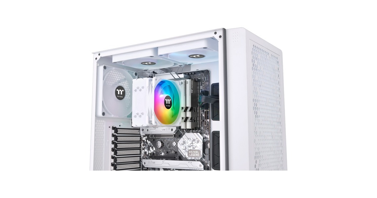 Thermaltake UX200 SE ARGB Lighting CPU Cooler White, CPU-Kühler(weiß)
