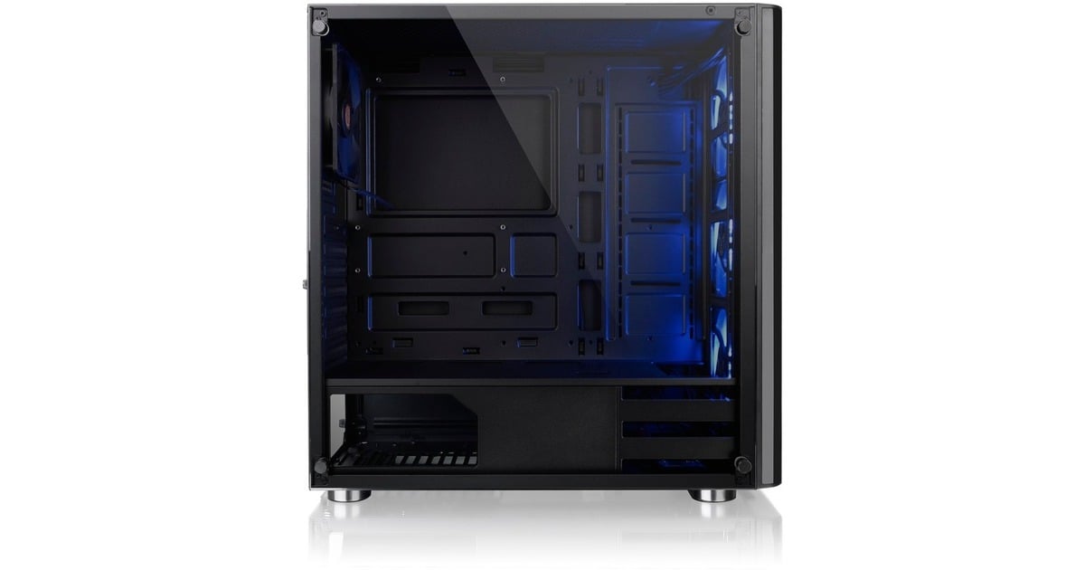 Thermaltake V200 TG RGB, Tower-Gehäuse(schwarz, Tempered Glass, Outlet) Thermaltake V200 TG RGB, Tower-Gehäuse(schwarz, Tempered Glass, Outlet)