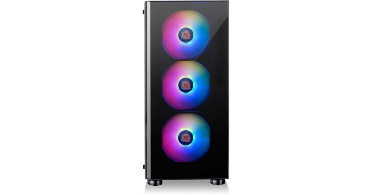 Thermaltake V200 TG RGB, Tower-Gehäuse(schwarz, Tempered Glass, Outlet) Thermaltake V200 TG RGB, Tower-Gehäuse(schwarz, Tempered Glass, Outlet)