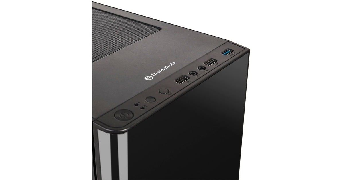 Thermaltake V200 TG RGB, Tower-Gehäuse(schwarz, Tempered Glass, Outlet)