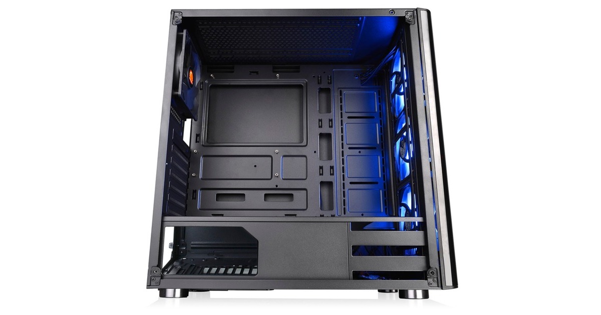Thermaltake V200 TG RGB, Tower-Gehäuse(schwarz, Tempered Glass)