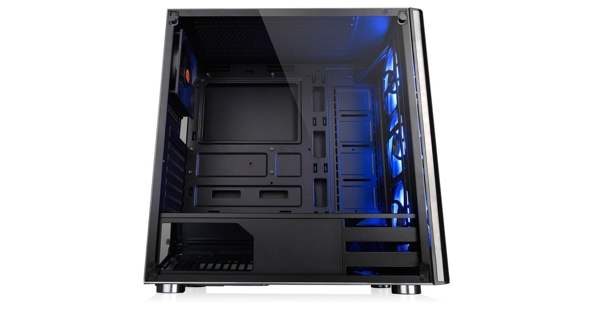 Thermaltake V200 TG RGB, Tower-Gehäuse(schwarz, Tempered Glass, Outlet)