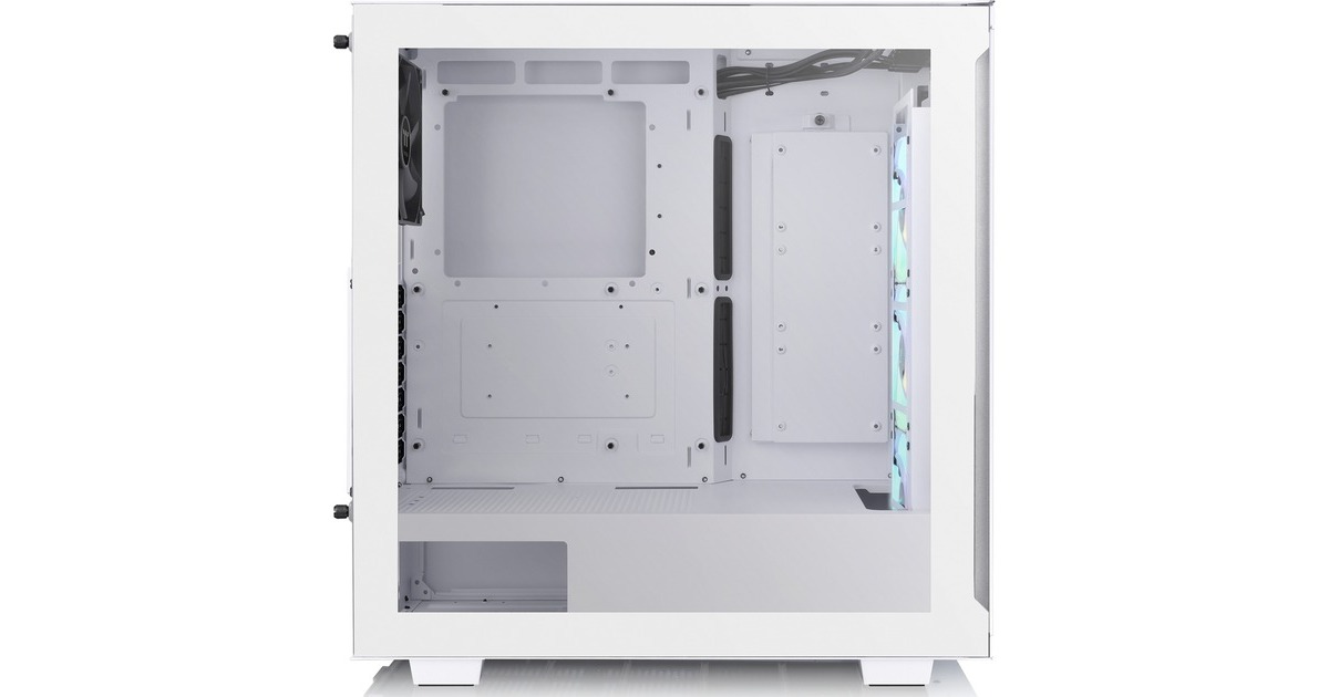 Thermaltake V350 TG ARGB Air Snow White, Tower-Gehäuse(weiß, Tempered Glass)