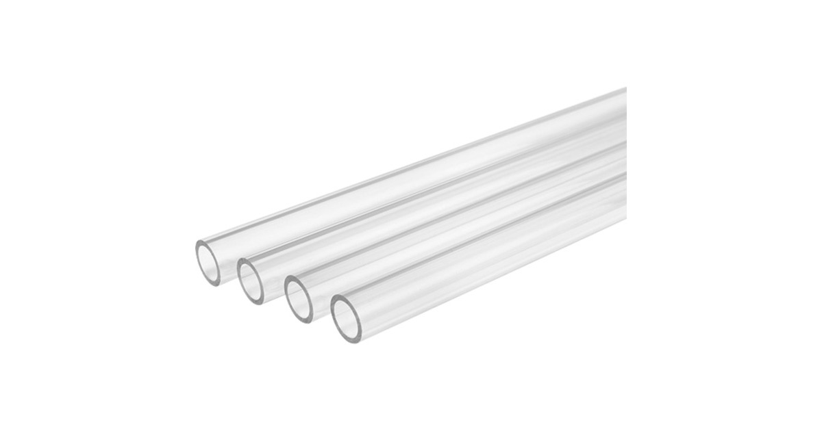 Thermaltake V-Tubler PETG Tube 5/8" (16mm) OD 500mm 4 Pack, Rohr(transparent, 12/16mm Innen-/Außendurchmesser)