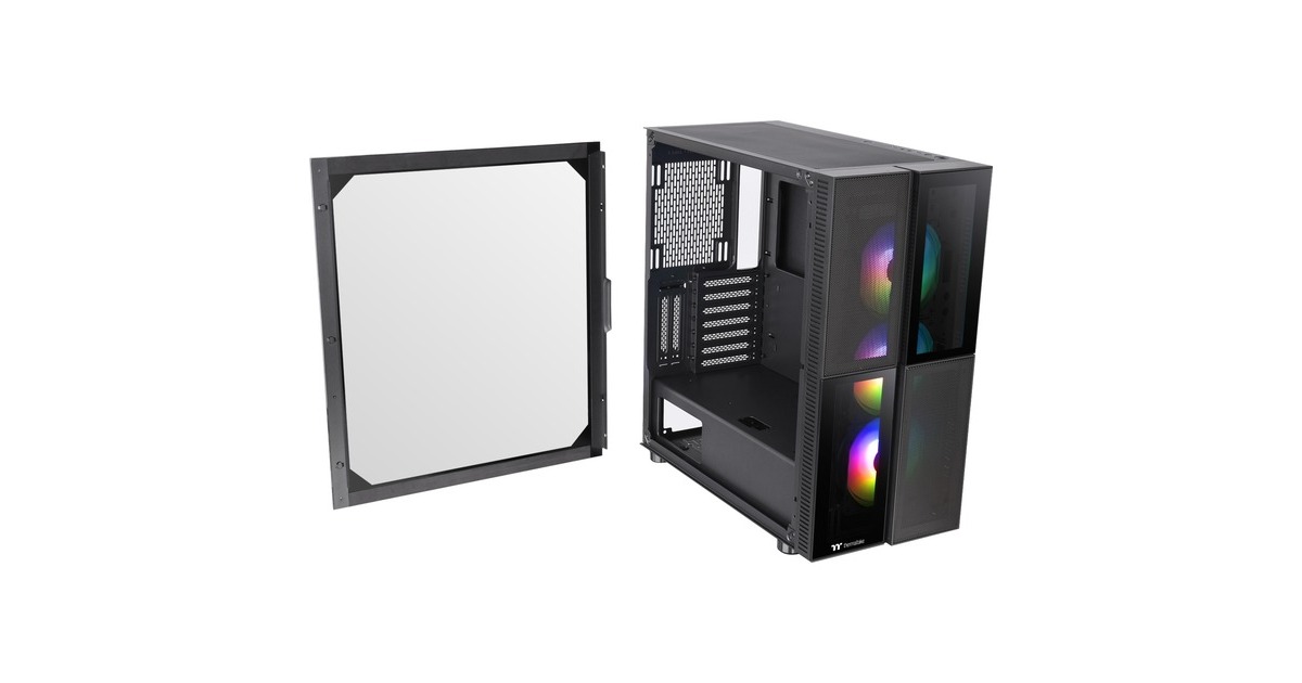 Thermaltake Versa T26 TG ARGB, Tower-Gehäuse(schwarz, Tempered Glass)