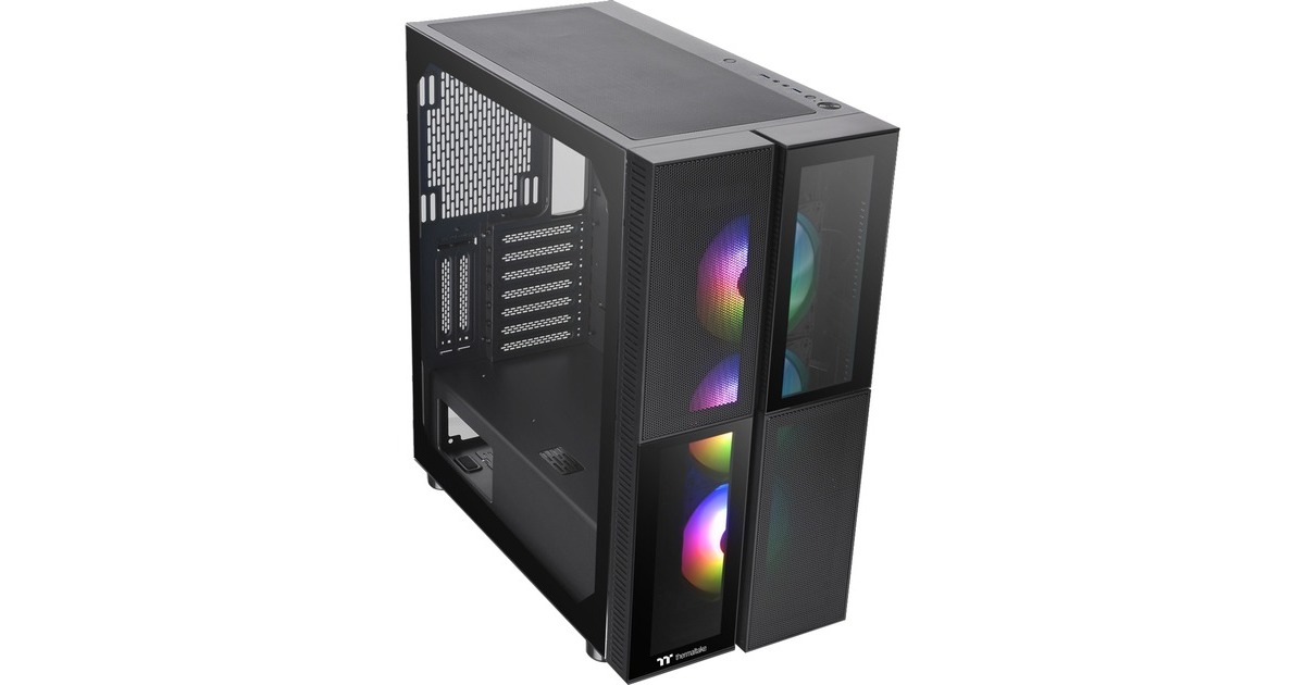 Thermaltake Versa T26 TG ARGB, Tower-Gehäuse(schwarz, Tempered Glass)