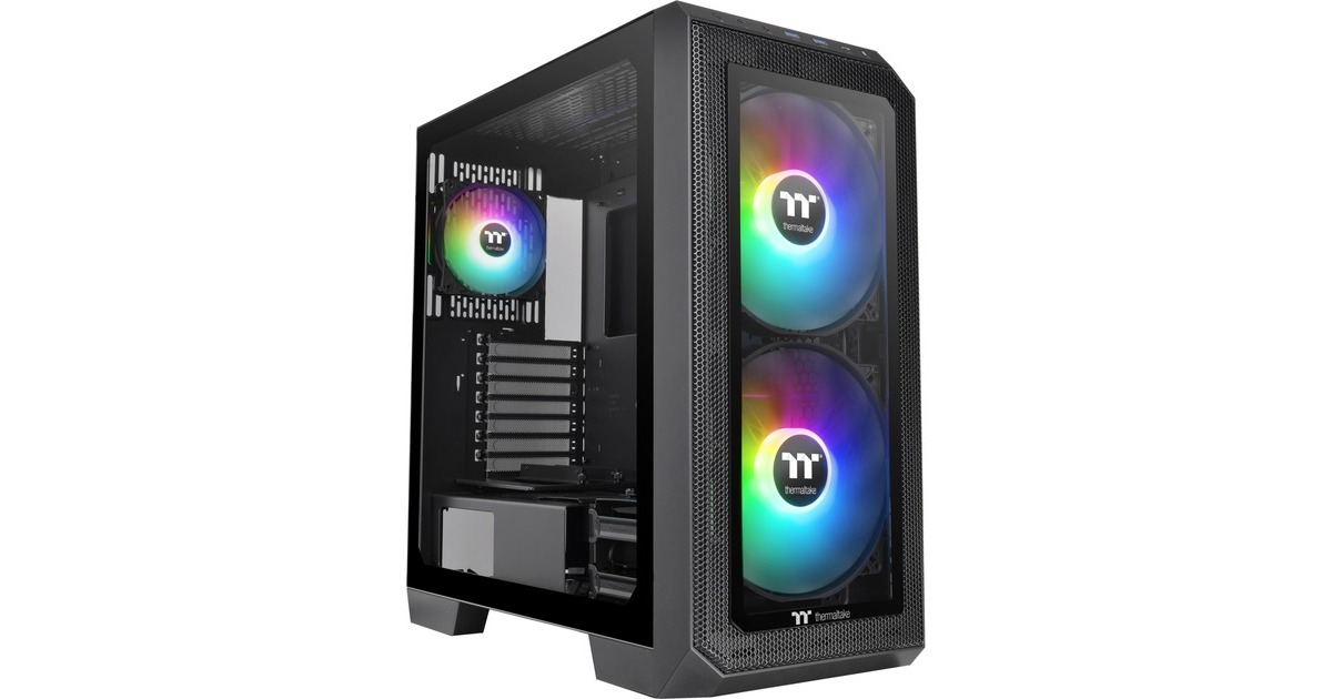 Thermaltake View 300 MX, Tower-Gehäuse(schwarz, Tempered Glass)