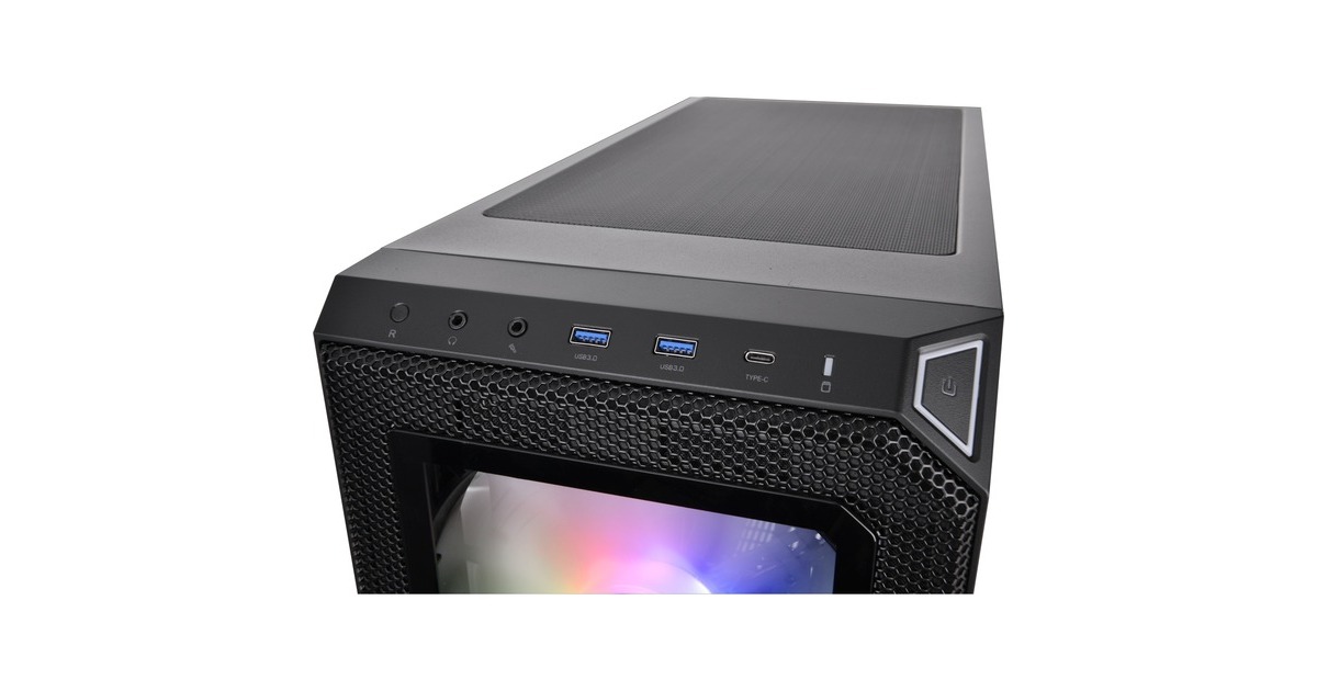 Thermaltake View 300 MX, Tower-Gehäuse(schwarz, Tempered Glass)