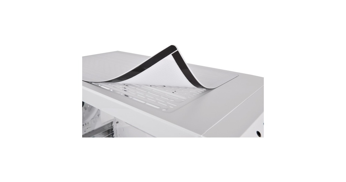 Thermaltake View 300 MX, Tower-Gehäuse(weiß, Tempered Glass)