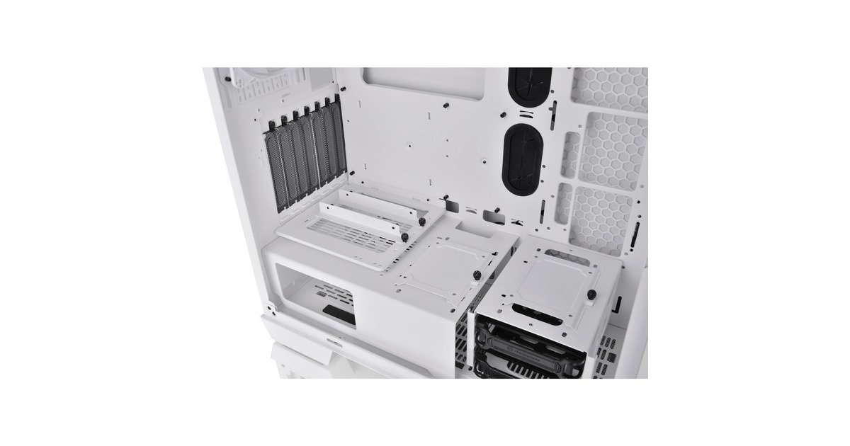 Thermaltake View 300 MX, Tower-Gehäuse(weiß, Tempered Glass)