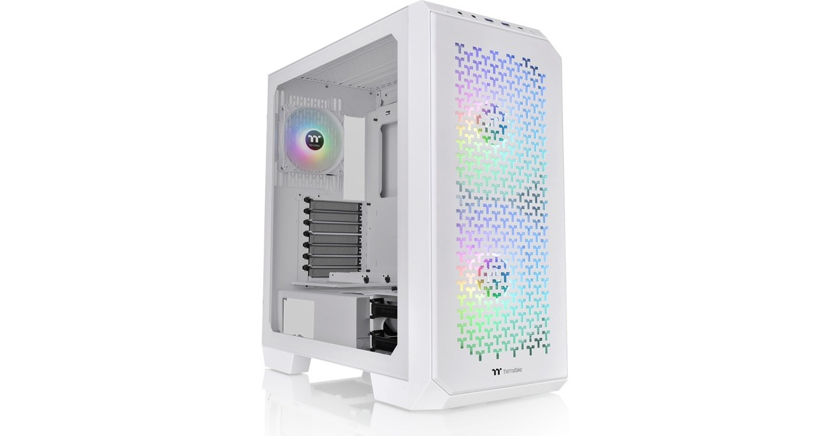 Thermaltake View 300 MX, Tower-Gehäuse(weiß, Tempered Glass)