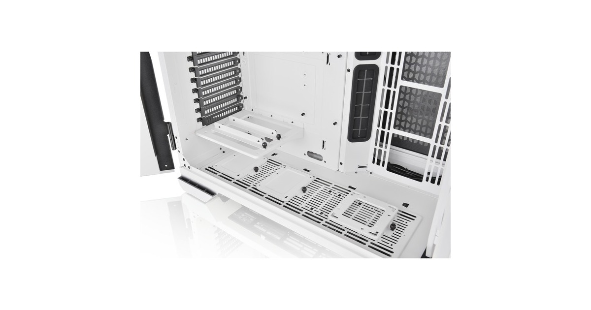 Thermaltake View 51 TG Snow ARGB Edition, Tower-Gehäuse(weiß, Tempered Glass)