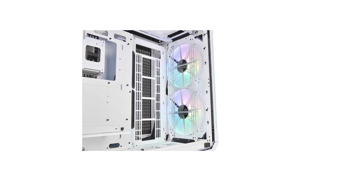 Thermaltake View 51 TG Snow ARGB Edition, Tower-Gehäuse(weiß, Tempered Glass)