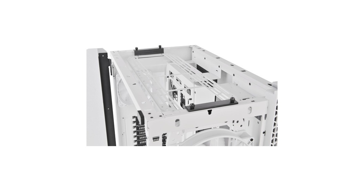 Thermaltake View 51 TG Snow ARGB Edition, Tower-Gehäuse(weiß, Tempered Glass)