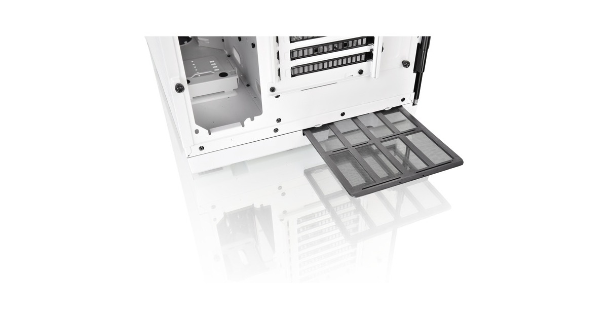 Thermaltake View 51 TG Snow ARGB Edition, Tower-Gehäuse(weiß, Tempered Glass)