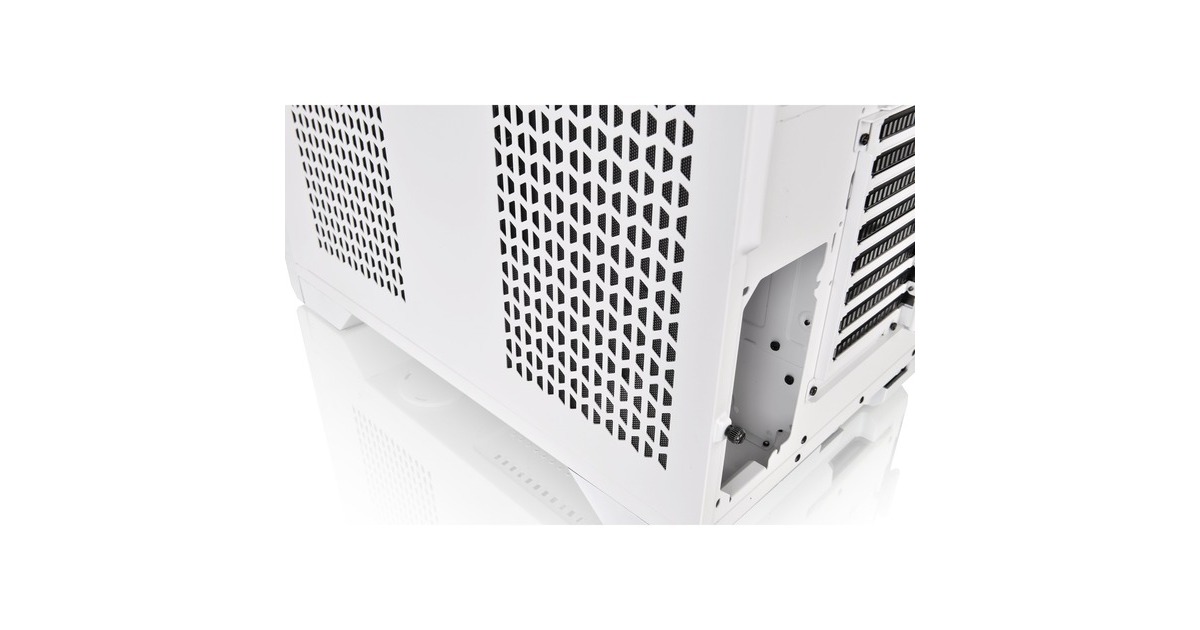 Thermaltake View 51 TG Snow ARGB Edition, Tower-Gehäuse(weiß, Tempered Glass)