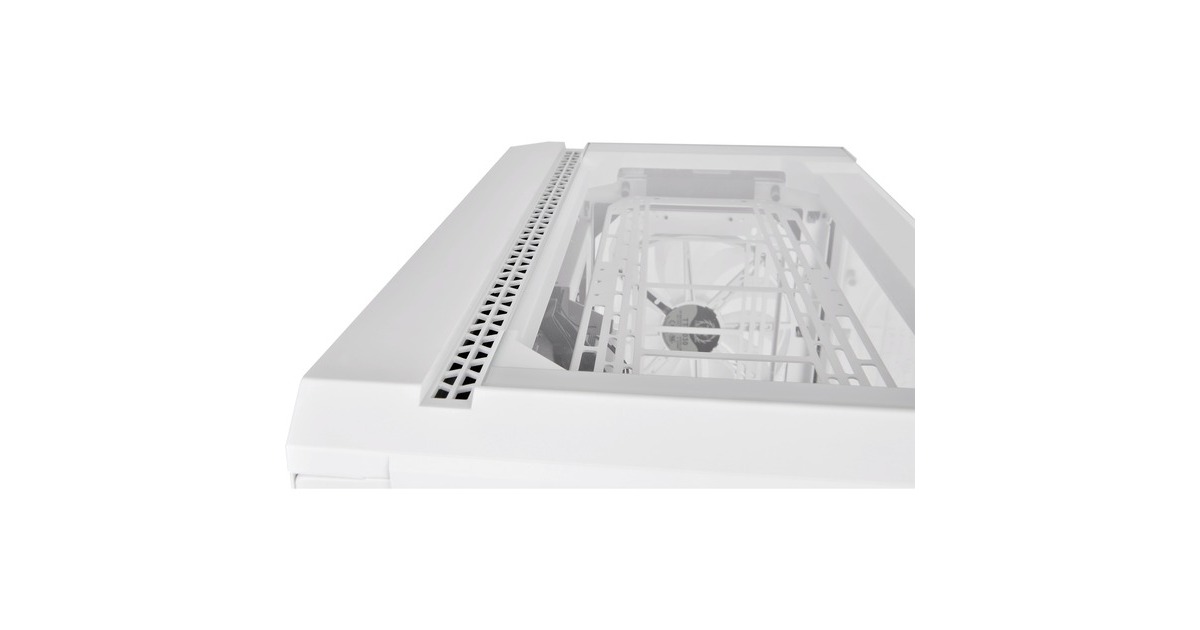 Thermaltake View 51 TG Snow ARGB Edition, Tower-Gehäuse(weiß, Tempered Glass)